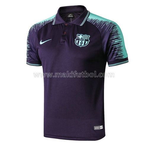 camiseta barcelona polo 2019-2020 azul